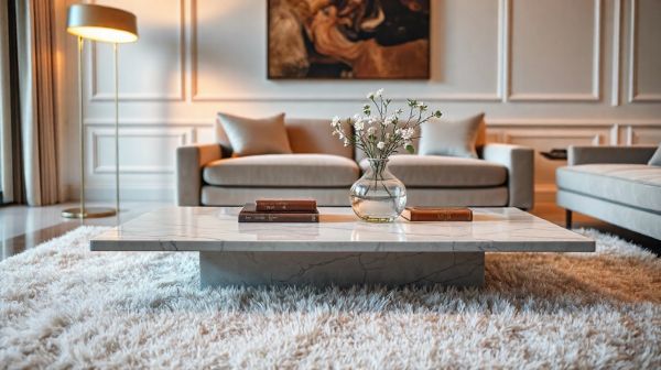 Les meilleures tables basses en marbre pour embellir votre salon